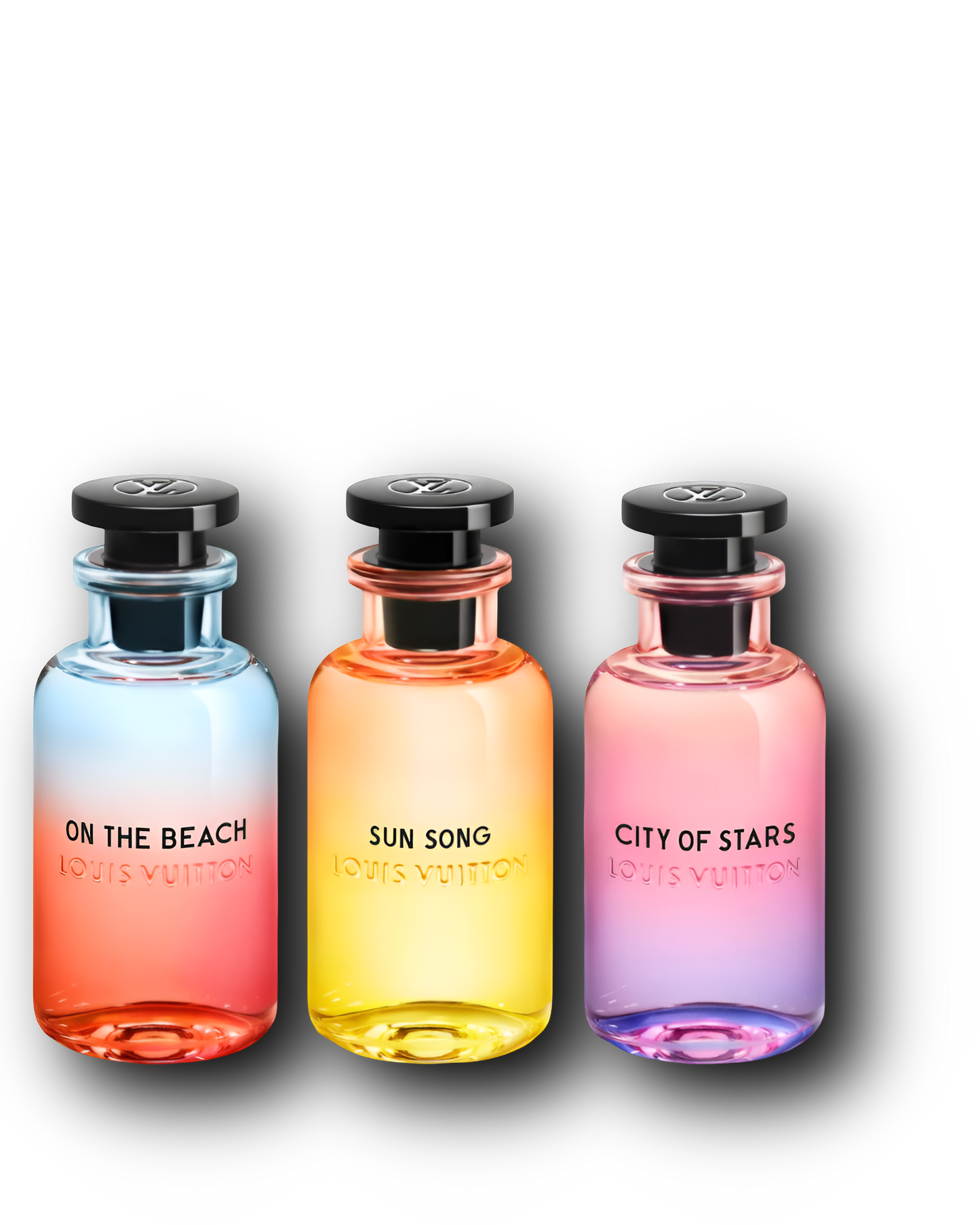 Louis Vuitton Discovery Set – Sun Song · On The Beach · City of Stars | 3 × 2–10 ml