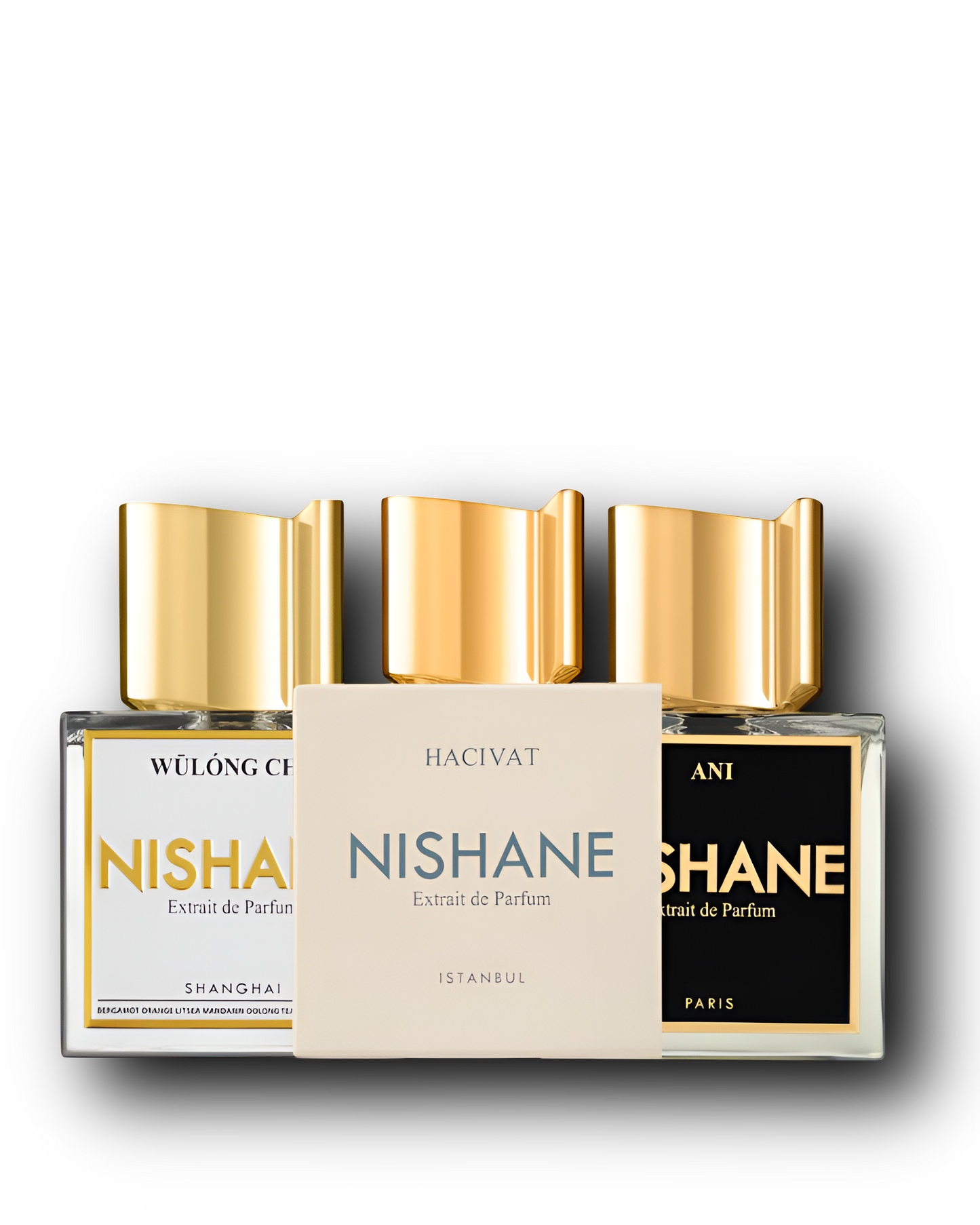 Nishane Discovery Set – Ani · Hacivat · Wulóng Chá | Fragrance Samples | 3 × 2-10 ml