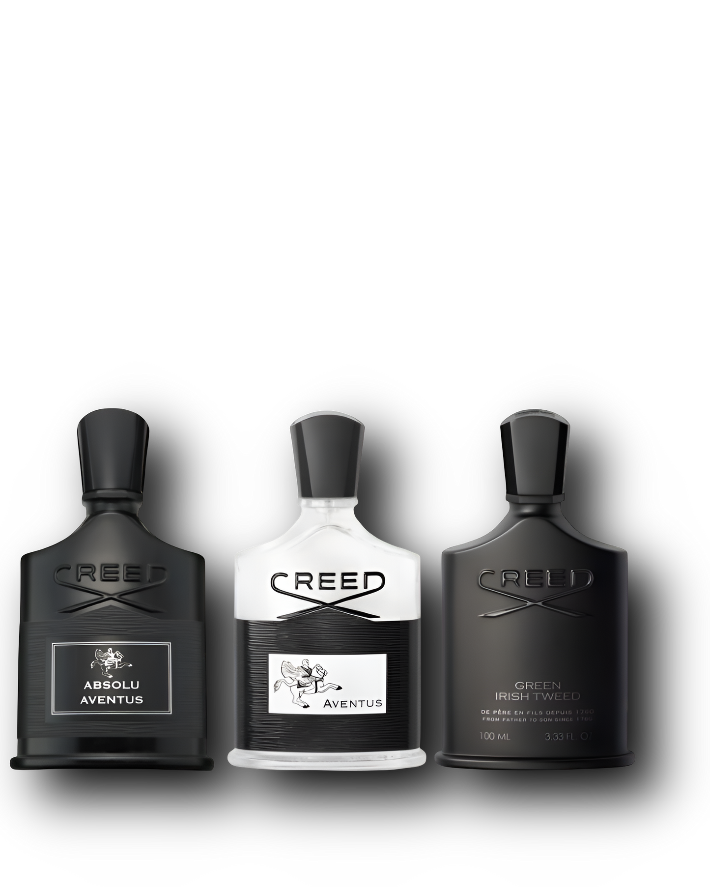 Creed Discovery Set – Aventus · Absolu Aventus · Green Irish Tweed | 3 × 2–10 ml